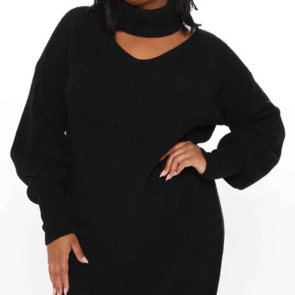 Knits my choice cut out Black Dress 3 X - Picture 4 of 4